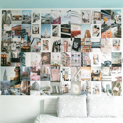 Decoração de 100 Fotos Nova Iorque p/ Parede - FLAMINGUEO