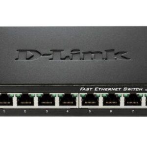 Switch de Rede N?o-Gerido Fast Ethernet 100 Mbit/s (8 Portas) - D-LINK