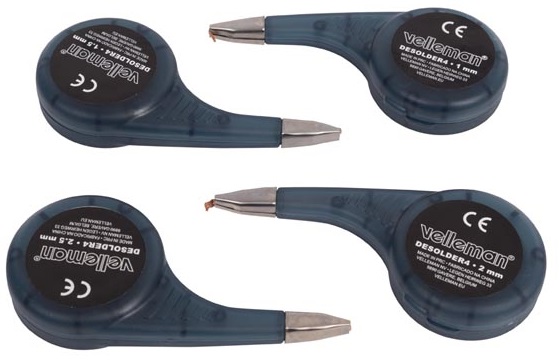 Pack 4x Malha Dessoldadora c/ Dispensador de Roda - VELLEMAN