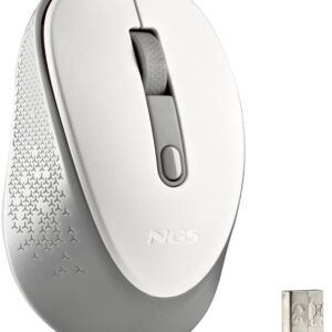 Rato RF Wireless Ótico DEW 1600DPI (Branco) - NGS