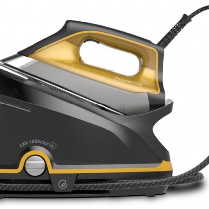 Ferro Engomar c/ Caldeira DG7644F0 Compact Steam Pro Eco 2200W 1.1L 6.4 Bar (Preto) - ROWENTA