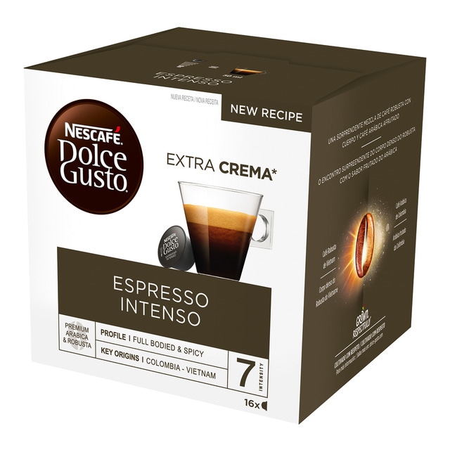 Pack 16x Cápsulas Nescafé Dolce Gusto Expresso Intenso