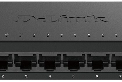 Switch de Rede Não-Gerido 8 Portas Gigabit (Preto) - D-LINK