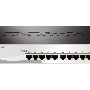 Switch de Rede Gerido 1U L2 Gigabit Ethernet 1000 Mbit/s Preto (8 portas) - D-LINK
