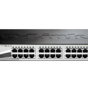 Switch de Rede 1U L2 Gigabit Ethernet 1000Mbit/s Preto (24 Portas) - D-LINK