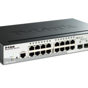 Switch de Rede Gerido L3 Gigabit Ethernet 1000Mbit/s Preto (16 Portas) - D-LINK