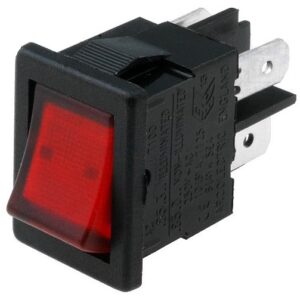 Interruptor DPST ON-OFF Luminoso 4 Liga??es 10 A / 250 VAC