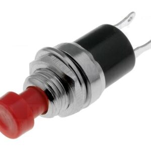 Pulsador Mini OFF-(ON) Vermelho