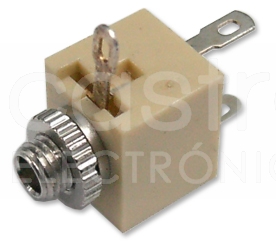 Ficha Chassis Jack 2,5mm Femea Mono