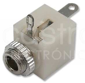 Ficha Chassis Jack 3,5mm Femea Mono