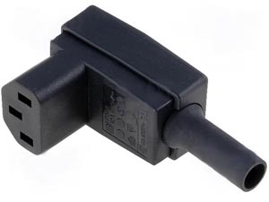 Ficha Alimenta??o Tripolar Curva Femea 10A 250V