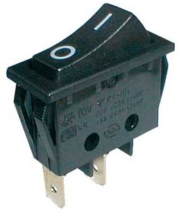 Interruptor Simples Preto 250V/15A