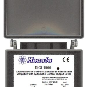 Amplificador de Mastro Inteligente 75dBuV 1E/1S UHF 25dB - MANATA