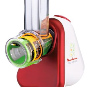 Picadora Multifunções DJ7535 Fresh Express 3-EM-1 (Red Ruby) - MOULINEX
