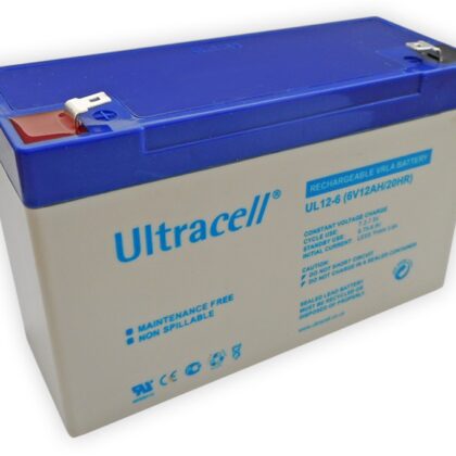 Bateria Chumbo 6V 12Ah (150 x 50 x 95 mm) - Ultracell