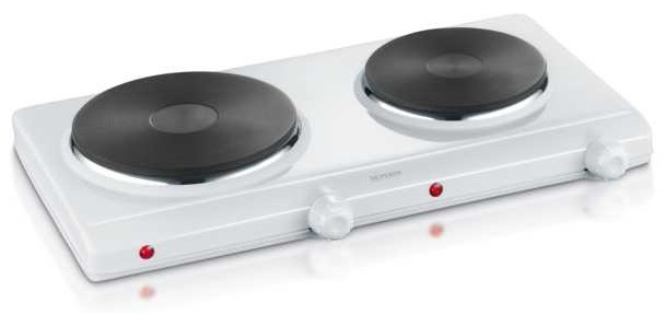 Placa Elétrica Discos Duplos 18 / 15cm 2500W (Branco) - SEVERIN