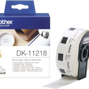 Etiquetas BROTHER 1000 Unid. Circulares 24mm - DK11218