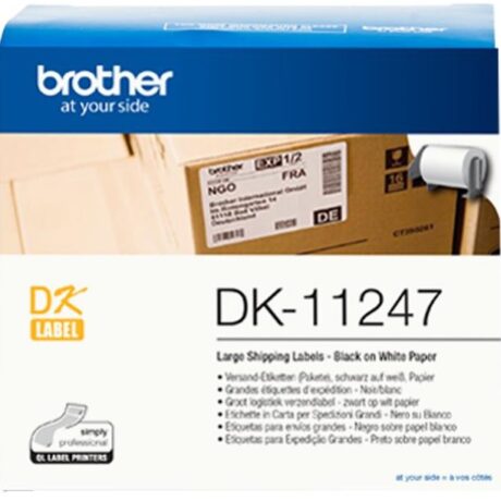 Etiquetadora DK-11247 Preto Sobre Branco - BROTHER