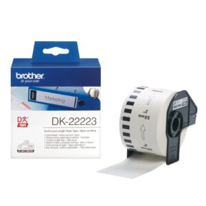 Rolo de Papel Autocolante Contin. 50mm Branco DK22223 - BROTHER