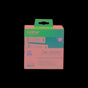 Fita Cont?nua Papel T?rmico (Preto e Vermelho) DK-22251 - BROTHER