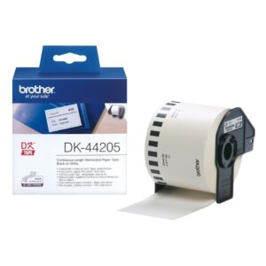 Fita Continuo Removivel Branca 62mm - BROTHER