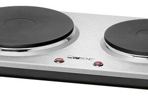 Placa El?ctrica Dupla DKP 3668 1500W (Inox) - CLATRONIC