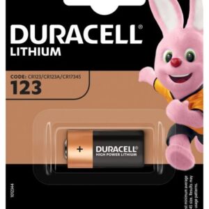 Pilha Lithium CR123A 3V - DURACELL