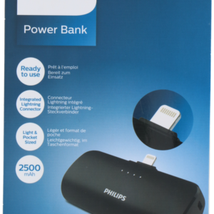 PowerBank 2500mAh DLP2510V/03 Conector Lightning - PHILIPS