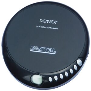 Leitor de CDs Port?til MP3 (Preto) - DENVER