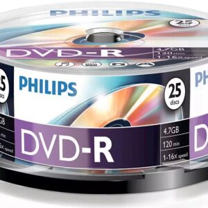 Pack 25x DVD-R 4.7GB 16x - PHILIPS