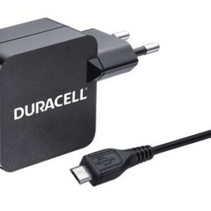Carregador de Viagem DMAC10-EU Micro USB 5V 2.4A 1m (Preto) - DURACELL