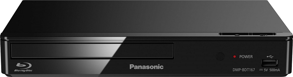 Leitor de DVD/Blu-Ray DMP-BDT167EG (Preto) - PANASONIC