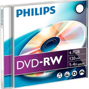 DVD-RW 120 Min 4.7GB 4x - PHILIPS