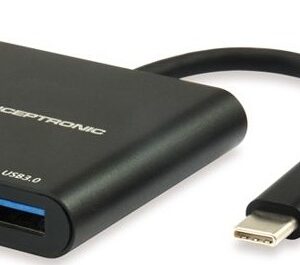 Conversor Docking Station USB-C 3-EM-1 - HDMI - CONCEPTRONIC