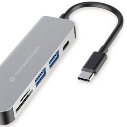 Conversor Docking Station USB-C 6-EM-1 - HDMI - CONCEPTRONIC