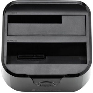 Docking Station p/ Discos R?gidos 2.5/3.5 (Preto) - CONCEPTRONIC