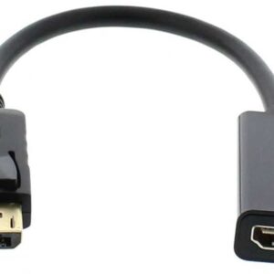 Conversor DisplayPort Macho - HDMI Femea (20cm)