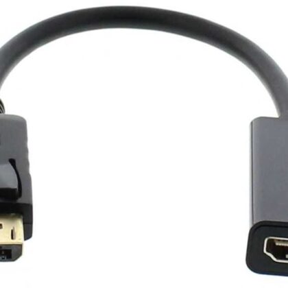 Conversor DisplayPort Macho - HDMI Femea (20cm)