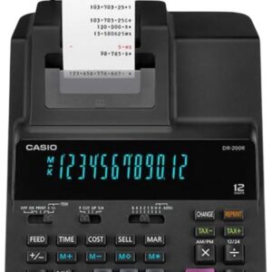 Calculadora de Impress?o Profissional DR-200R (Preto) - CASIO