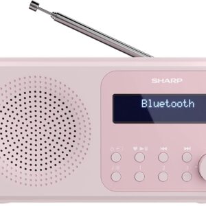 Rádio Digital Portátil DR-P420 (Rosa) - SHARP