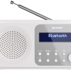 Rádio Portátil Digital DR-P420 (Branco) - SHARP