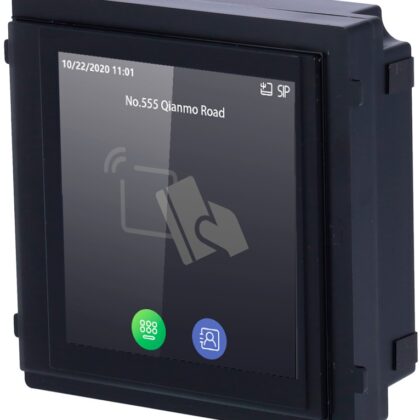 Botoneira 4 c/ Leitor de Cartões RFID / Teclado Numérico / Códigos de Acesso - HIKVISION