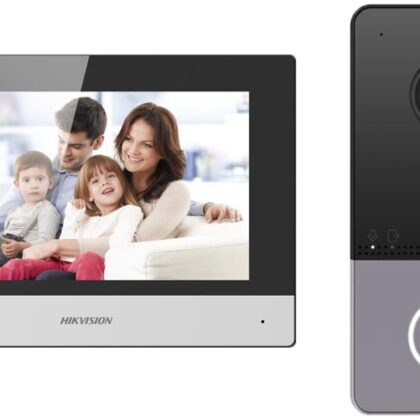 Video Porteiro 7 Tátil IP e Wi-Fi c/ Câmara 2 Mpx - HIKVISION