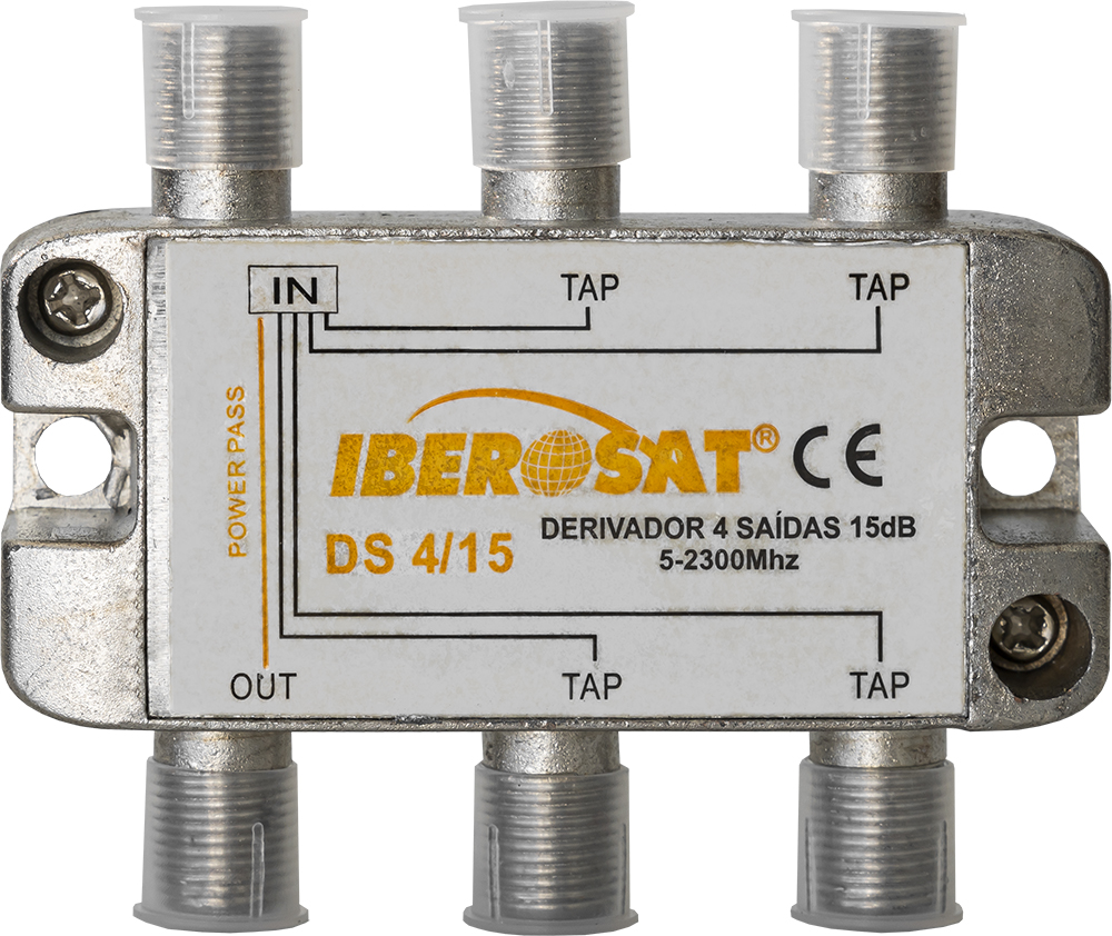 Derivador 5 Vias 5-2300MHz 15dB - IBEROSAT