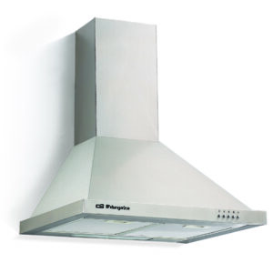 Exaustor Chaminé Decorativa em Aço Inoxidável 190W (60cm) - ORBEGOZO