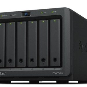 NAS DiskStation DS620SLIM J3355 Ethernet LAN PC (Preto) - SYNOLOGY