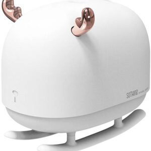 Humidificador 4W 260ml c/ Luz (Branco) - SOTHING