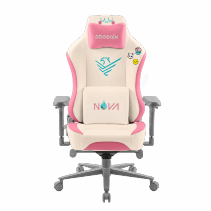 Cadeira Gaming Phoenix Nova Couro Cream Edition Tamanho R