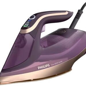 Ferro de Engomar a Vapor Azur 8000Series DST8040/30 c/ Base SteamGlide Elite 3000W (Lilás) - PHILIPS
