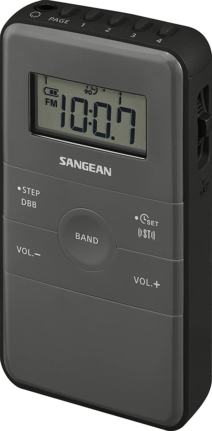 Rádio Digital DT-140 Recarregável (Preto) - SANGEAN